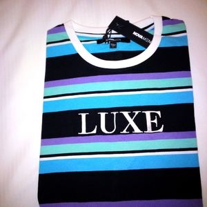 Luxe purple Aqua T-SHIRT size Large